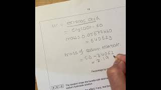 Titration calculations A level chemistry AQA [upl. by Devonna]