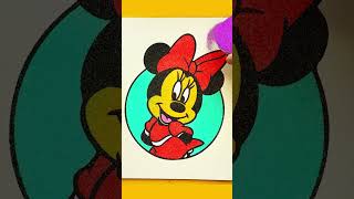 Sand painting Minnie Mouse [upl. by Atse]