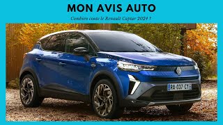 COMBIEN COUTE LE RENAULT CAPTUR RESTYLEE 2024 [upl. by Eirrok]