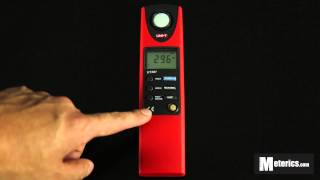 UNIT UT381 Digital Lux Light Meter Review [upl. by Elleved]