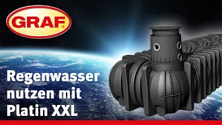 Flachtank Platin XXL – Regenwasser nutzen im XXLFormat  GRAF [upl. by Anerahs684]