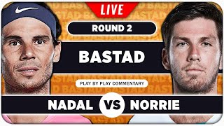 NADAL vs NORRIE • ATP Bastad 2024 • LIVE Tennis Play by Play Stream [upl. by Ainoz]