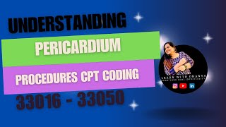 Pericardium CPT Coding 33016  33050 medicalcoding cptcoding learnwithdhanya pericardium [upl. by Akkimat492]