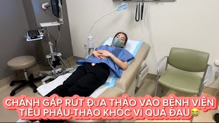 CHÁNH VỖI VÃ ĐƯA THẢO VÀO BỆNH VIỆN ĐỂ TIỂU PHẨU  THẢO KHÓC VÌ QUÁ ĐAU😭😭😭 [upl. by Uchida954]