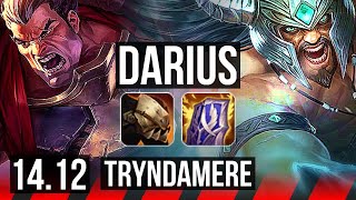 DARIUS vs TRYNDAMERE TOP  915 Rank 13 Darius  EUW Challenger  1412 [upl. by Eiramyllek]