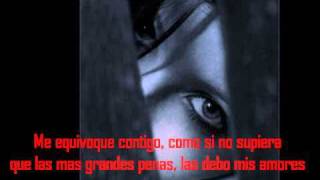 me equivoque contigo ana gabriel con letra [upl. by Beach]