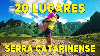 SERRA CATARINENSE 20 LUGARES INSCRÍVEIS PARA VISITAR [upl. by Dearr]