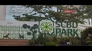 SCBD PARK taman yang lagi viral di sudirman [upl. by Eeltrebor715]