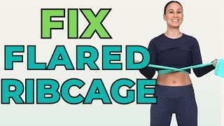 How to fix flared rib cage [upl. by Ioves]