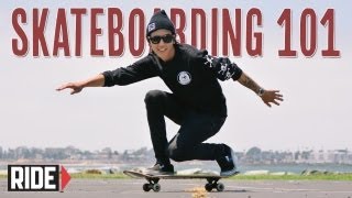 HowTo Ride a Skateboard  BASICS with Spencer Nuzzi [upl. by Anedal869]