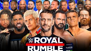 WWE Royal Rumble 2024 Full Match WWE 30 Men Royal Rumble 2024 Full Match WWE Royal 2024 Highlights [upl. by Wolpert]