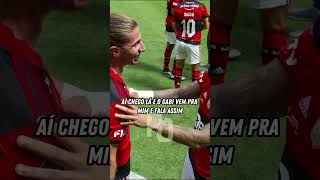 FILIPE LUIS SOBRE GABRIEL BARBOSA GABIGOL flamengo gabigol filipeluis shorts shortsfeed [upl. by Airotnahs]