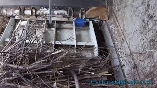 Relaxing ASMR Trash Compaction in Garbage Truck  Smelly Trash Bags [upl. by Burch491]