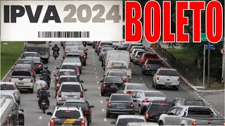 IPVA 2024 COMO CONSULTAR GERAR BOLETO PAGAR IPVA PARCELADO OU AVISTA TUDO SOBRE IPVA 2024 [upl. by Llerrad]