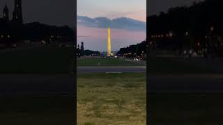 Washington MonumentDC at sunset 워싱턴디씨 워싱턴기념비 dcsunset washingtonmonument 워싱턴디씨 [upl. by Nide]