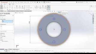 6 Floating reamer holder  cover plate SolidWorks 2016 [upl. by Enalahs]