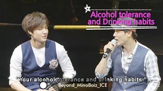 20130525【OFFICIALENG】Lee Min Hos drinking habit and favorite song  quotMy everything Tour in Seoulquot [upl. by Thar]