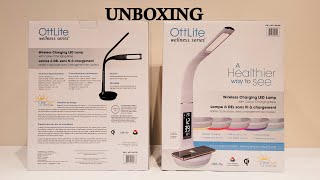 Ottlite Wireless Charging Desk Lamp with color changing base [upl. by Ahsial624]