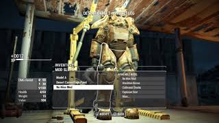 Fallout 4 Creation Club mod review  desert camo skin mod [upl. by Wieren54]