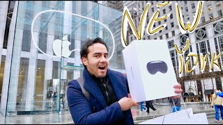 INCREIBLE Lanzamiento de las APPLE VISION PRO en New York [upl. by Pierette21]