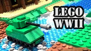 LEGO WWII Micro Tank Battle Game  Brickworld Fort Wayne 2017 [upl. by Pitarys]