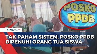 Tak Paham dengan Sistem PPDB Online Orang Tua Calon Siswa Penuhi Posko PPDB Sragen [upl. by Pelson900]