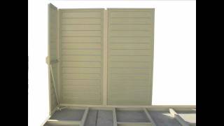 DuraMax 4x8 SideMate Vinyl Storage Shed Kit Video [upl. by Martita]