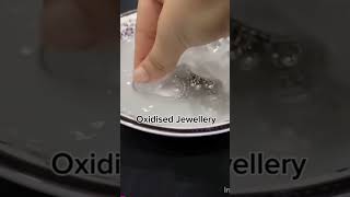 Oxidised jewellery cleaning 😉 youtubeshorts oxidisedjewellery diy explore [upl. by Auston]