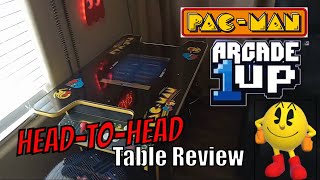 ARCADE 1UP HeadtoHead PacMan Table Black Series Arcade Cocktail Table Review arcade1up retro [upl. by Genie]