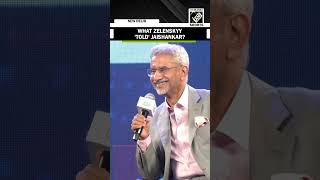 “What Zelenskyy told us…” EAM Jaishankar reveals what Ukrainian President ‘told’ him during meeting [upl. by Lubeck]