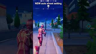 NEW AUTO SHOOT SETTING💀 thrxve fortnite glitch [upl. by Mellar]