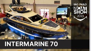 Intermarine 70  São Paulo Boat Show 2023  NÁUTICA [upl. by Holub]