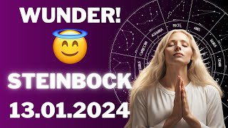 STEINBOCK ♑️⭐️ EIN WUNDER FÜR DICH 😱 Horoskop  13Januar 2024 steinbock tarot [upl. by Einnol]