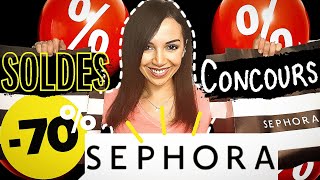 HAUL SOLDES SEPHORA TOUT A 70 et plus  Concours des pépites [upl. by Lehcer]