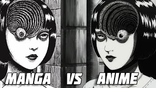 UZUMAKI  Manga Vs Anime Comparison [upl. by Attiuqahs54]