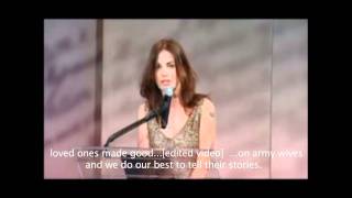 Kim Delaney Speech  Alcohol Involved [upl. by Onitnatsnoc729]