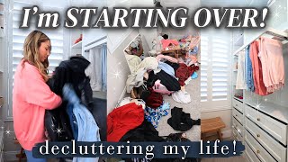 This is embarrassing GETTING RID OF EVERYTHING MASSIVE DECLUTTER  CLOSET PURGE 2024 [upl. by Doownil]