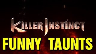 Funny Profile Taunts  Killer Instinct [upl. by Nanfa]