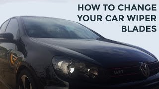 How to Change your Car Wiper Blades [upl. by Lazaruk788]