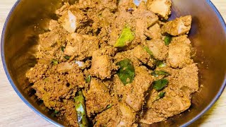 Mutton Liver Fry Recipe  Mutton Liver Varattiyath [upl. by Llertnod]