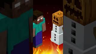 HEROBRINE VS ALL DANGER ⚡ MOB minecraft warden herobrine ytshorts [upl. by Zanahs]