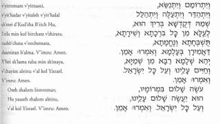 How to recite Mourners Kaddish [upl. by Eydnarb]