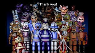 JOLLY 1 2 3 EXTRAS ALL ANIMATRONICS [upl. by Chita]