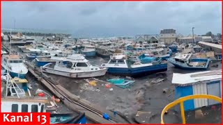 Hurricane hit Barbados and Grenada turned the ships [upl. by Mmada712]