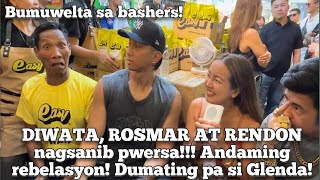 DIWATA ROSMAR AT RENDON nagsanib pwersa Pasabog mga rebelasyon Dumating pa si Glenda [upl. by Oynotna]