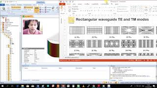 Rectangular Waveguide modes a  3cm b2cm [upl. by Massiw]