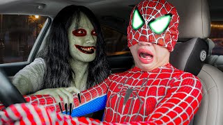 What If Many Spider man and Ghost in 1 HOUSE  BRIDE Ghost Take Control SpiderMan’s Car Ride  MORE [upl. by Hajile]