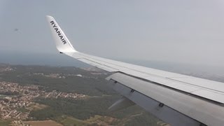 RYANAIR TAKING OFF FROM EAST MIDLANDS AND LANDING AT REUS [upl. by Werdn]