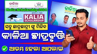 Kalia Scholarship 2024 Apply  Kalia Scholarship Online Apply Step by Step [upl. by Zoellick846]