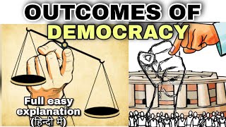 Outcomes Of Democracy Class 10  outcomes of democracy class 10 term 2  explanation  educhain padh [upl. by Kruse]